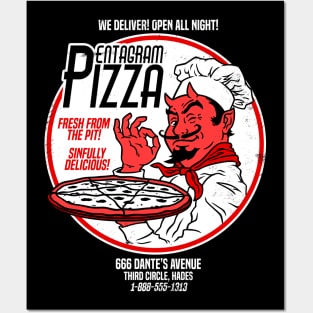 PENTAGRAM PIZZA Posters and Art